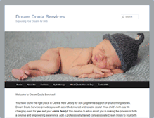 Tablet Screenshot of dreamdoulaservices.com